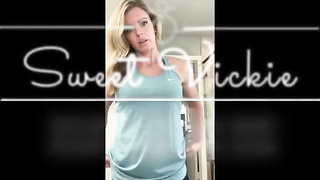 Xxl boobed blond is playing her cascading moist vagina and squealing from delectation while spunking