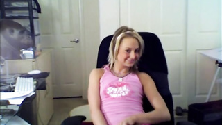 Nikki is a succulent blondie dame who would like to become a well known web cam model