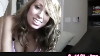 Delectable ash-blonde stunner is regularly providing oral jobs to mates because she loves to hear their wails