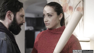 Small tits babe lets a hacker fuck her