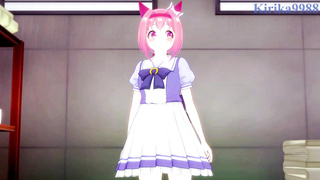 Haru Urara and I have heavy hook-up in the warehouse. - Uma Musume Pretty Derby Anime Porn