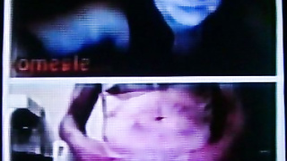 Horny College girl has a happy time at my hot show (+ sound )