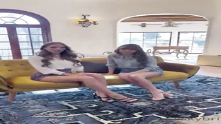 Sky and Reid are getting on all fours in front of a boy they like a pile while pleasuring him