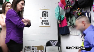 Big tits sharing dick for stealing textbooks