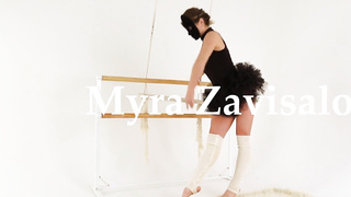 Russian limber stunner good-sized titties Myra Zavisalo