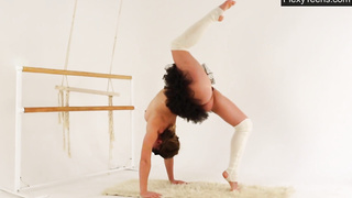 Russian limber stunner good-sized titties Myra Zavisalo