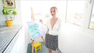 Educator plumbed young ultra-cute college girl Verlonis ROLEPLAY