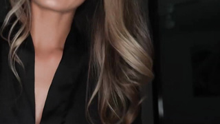 My hot stepmom Mandy Rhea jerks my cock