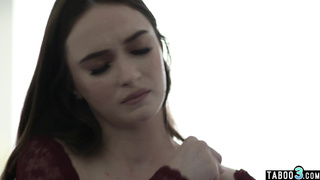 Teen saying thanks to her dirty stepdad