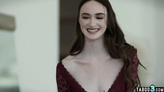 Teen saying thanks to her dirty stepdad