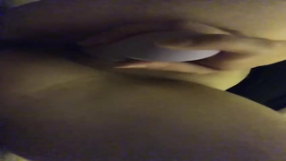 Excited girl is using a large fuckfest fucktoy while milking in front of the camera