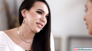 Asian trans Kasey Kei licks interviewer