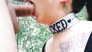 Stiff filthy tough BALLSACK DEEP facefucking FOR MOUTH PIE