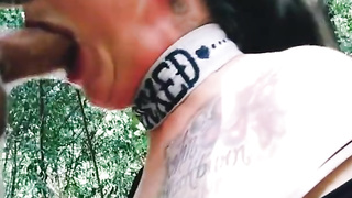 Stiff filthy tough BALLSACK DEEP facefucking FOR MOUTH PIE