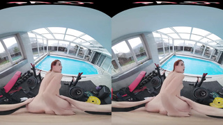 FuckPassVR - Red-Haired honey Charlie Crimson providing head and getting dicked in this VR Pornography practice