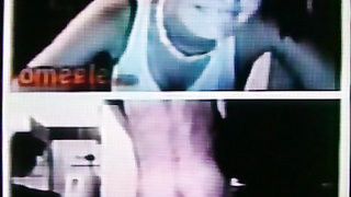 Horny short-haired College girl enjoys my hot show (+ sound )