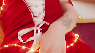 Christmas introduce Step sis - FoxyElf - ROMP - POINT OF VIEW - DT - Doggy-Style - Missionary