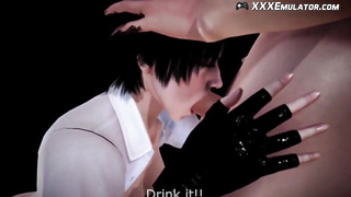 Brunette 3D Hentai Slut Uncensored Cartoon Sex