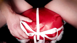 ASMR POINT OF VIEW Step Parent's Christmas introduce from Small petite cooch Step Stepdaughter