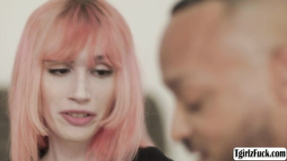 Ts enjoys interracial anal with stepbro