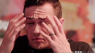 Surf TS babe Khloe 3some bareback in surf shop