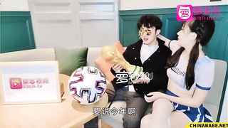 Asian cheerleader luvs casual romp more than anything else and just can't hold back from doing it