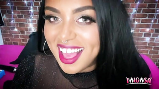 Jaw-Dropping adult model is in the mood for a torrid Jerk Off Instructions sesh with fuck-a-thon fucktoys