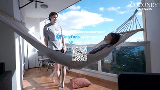 it was my very first time on public balcony ♡