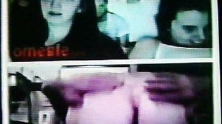 2 horny College girls film my hot ass-hole (+ sound )