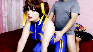 Yam-Sized Culo CHUN LI Fortnite Costume Play