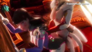 3D Shemale FUTANARI Cartoon Porn COMP