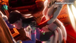 3D Shemale FUTANARI Cartoon Porn COMP