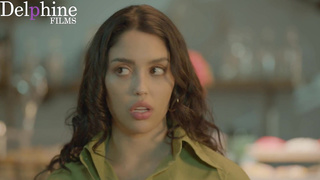 DELPHINE - 2 super-hot honies Morgan Lee and Vanessa Sky share one successful prick