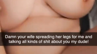 Cheating sending hubby hotwife snapchats