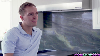 Dee Williams and Nadia White fuck their stepsons in a foursome