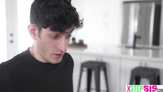 GF catches her BF fucking his stepsister