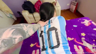 Argentina smashing in the butt (ASSFUCK) witnessing the final of the Qatar 2022 World Bowl - Argentina vs.