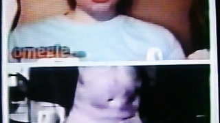 2 horny College girls have fun at my hot show (+ sound )