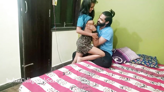 Indian honey is in the mood to have hard-core hookup with her fresh paramour, until she pops