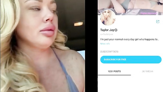 Jaw-Dropping platinum-blonde lady is softly deep-throating a ample, black salami in the truck, like a real professional