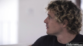 Small tits babe fucks creepy stepcousin