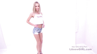 Feminine beauty gets her camel toe pussy fucked