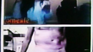 2 horny long black- haired College girls film my hot show (+ sound )