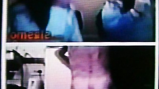 2 horny long black- haired College girls film my hot show (+ sound )