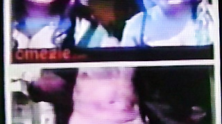 2 horny College girls shake huge tits to my hot show (+ sound )