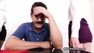 Big tit private eyes milking lucky client