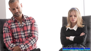 Stepdads and stepdaughter letting out a little steam