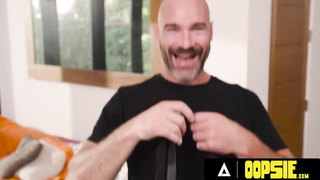 Diminutive Chinese dark haired is pummeling her uber-sexy, trimmed neighbor while his wifey is out of town