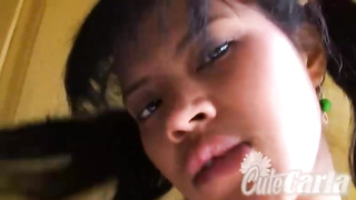 Stripteasing latina teenie gets nude after flash Pornography Movies - Tube8