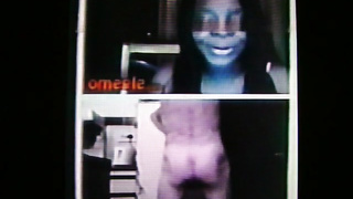 Horny Black College girl delighted by my hot show (+ sound )